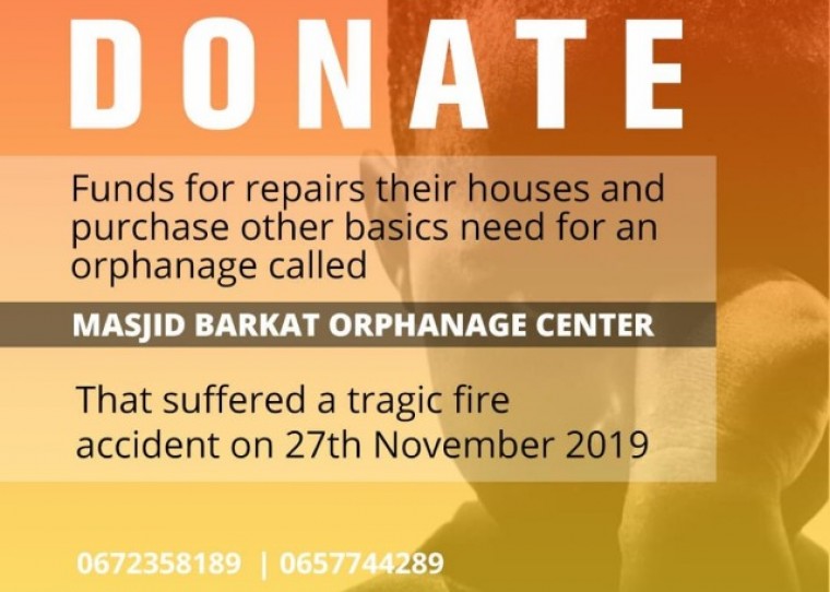 Tuijenge Masjid Barkat Orphanage center kwa pamoja