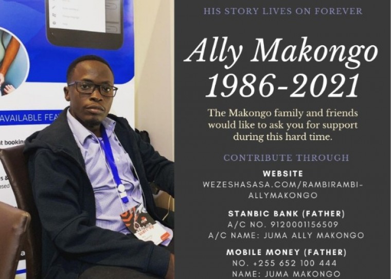 Rambirambi fundraiser for Ally Makongo